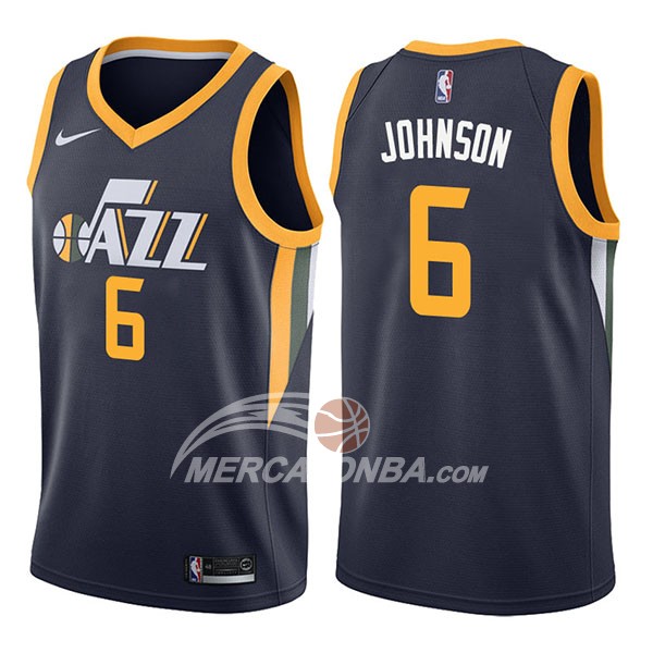 Maglia NBA Utah Jazz Joe Johnson Icon 2017-18 Blu